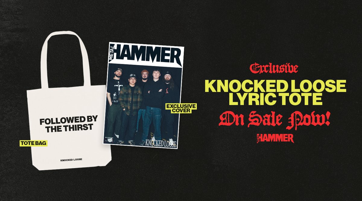 Order your limited edition @knockedloose bundle – featuring an exclusive tote bag! There are only 300 available, so get yours now. store.loudersound.com/products/metal…