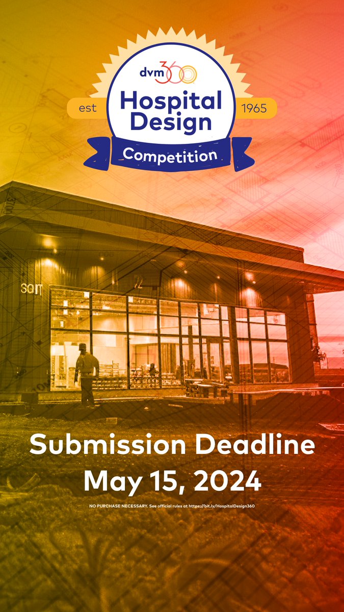 BDA_Arch's tweet image. Tomorrow’s the deadline! Entries are due May 15th for the 2024 @dvm360 Hospital Design Competition.

Visit bit.ly/HospitalDesign… for more information and the entry form.

Good Luck to all who enter!

#VeterinaryHospitalDesignAwards2024 #VeterinaryArchitecture #VeterinaryDesign