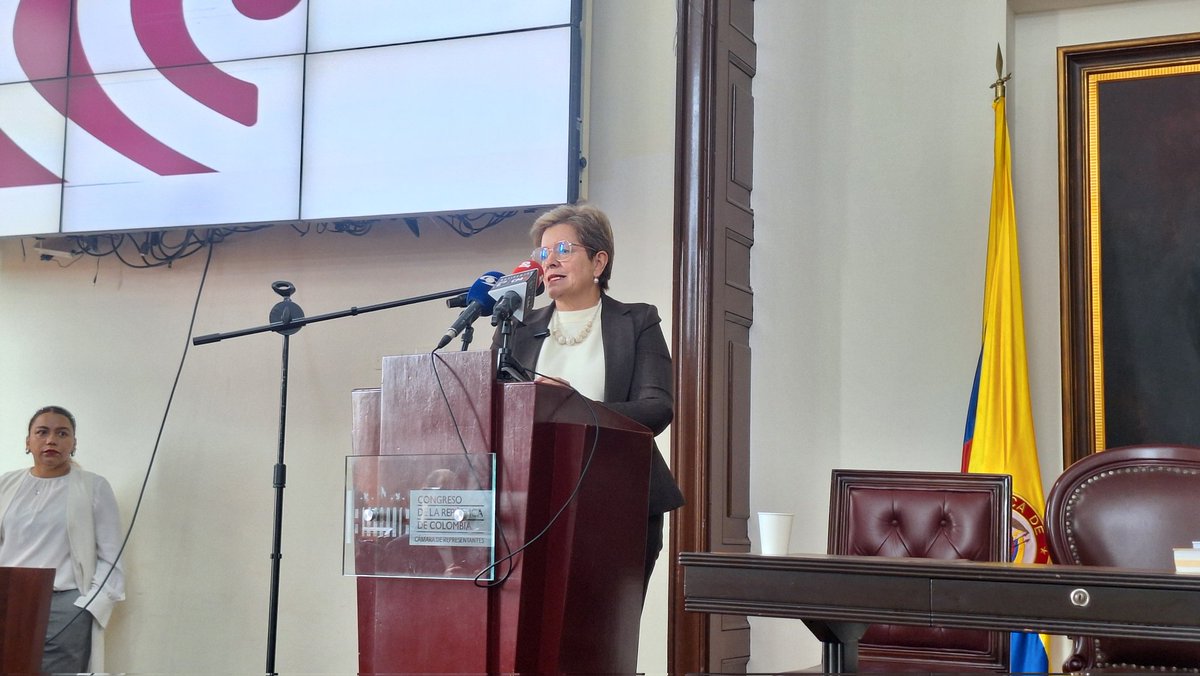 #Atención 🇨🇴La ministra del Trabajo Gloria Inés Ramírez interviene a esta hora en la Audiencia pública de la #ReformaPensionalYA. ¡Por la protección a la vejez y una pensión digna! youtube.com/live/ZkGXfDdMd…