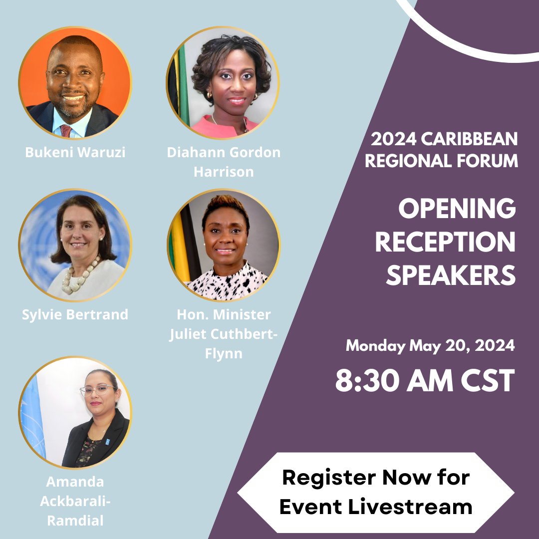 🌟 Join us for the 2024 Freedom from Slavery Caribbean Regional Forum! 🌴✨ Our opening reception features distinguished speakers tackling the theme: Demystifying Human Trafficking in the Caribbean. 📺 Register for the livestream now! freetheslaves-net.zoom.us/webinar/regist…