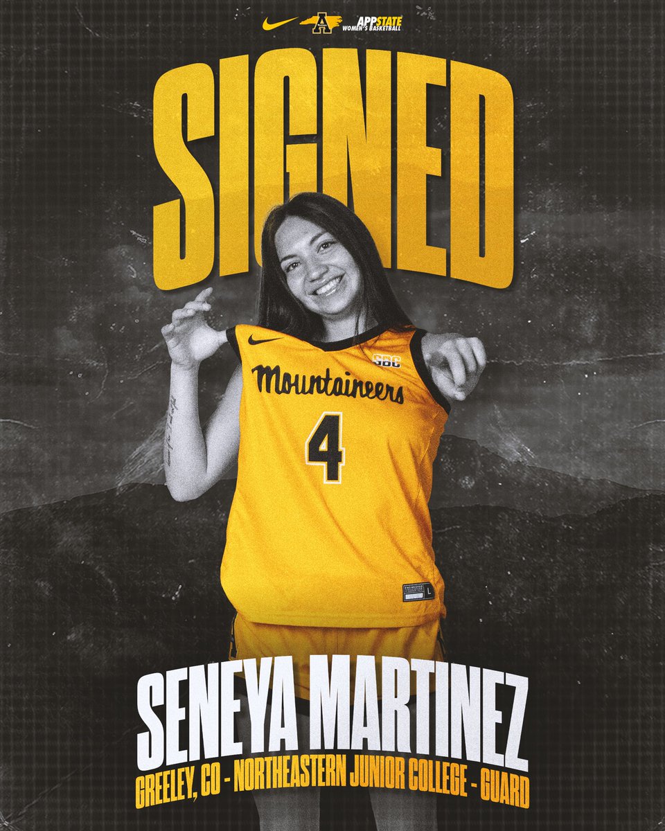 We’re thrilled to welcome Seneya Martinez to the High Country! 🏡Greeley, Colo. 🏀Guard ⛹️‍♀️Averaged 16 PPG and 4.4 RPG ⚫️NJCAA Division 1 Third-Team All American 🟡Was the leading scorer on a 29-4 team #EmbraceTheClimb