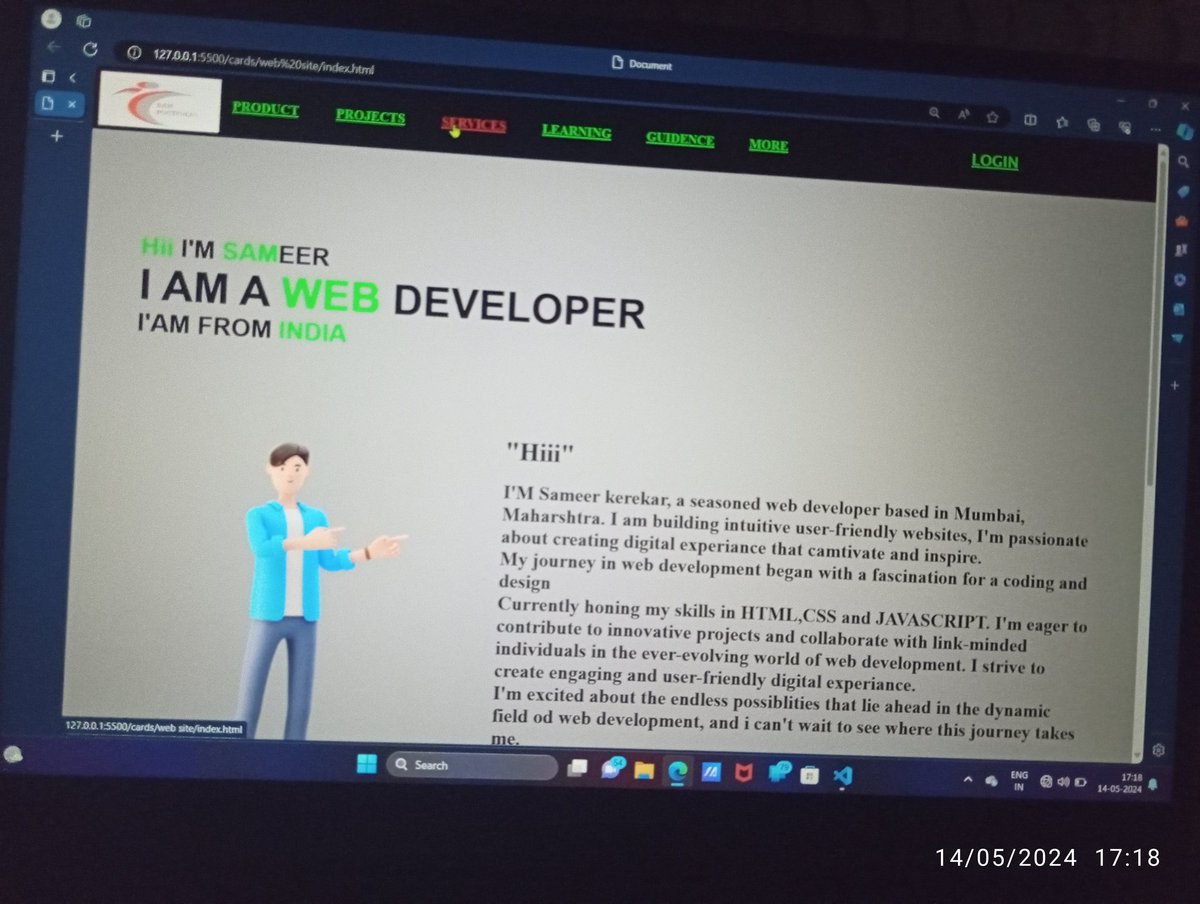 6Kerekar61921's tweet image. #first website
#user-friendly
#coding habbit
#html and #css coding fun