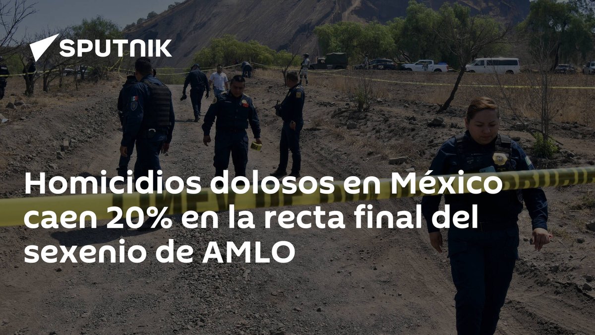 #Homicidios dolosos en #México caen 20% en la recta final del sexenio de #AMLO latamnews.lat/20240514/homic…