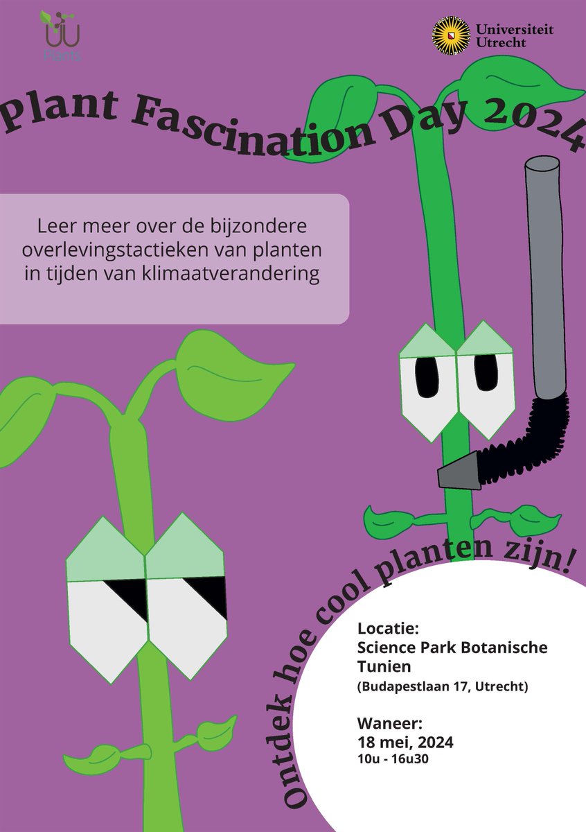 UU_Plants (@uu_plants) on Twitter photo May 18 is <a href="/PlantDay18May/">Fascination of Plants Day</a> and we have teamed up with <a href="/UUBotu/">Botanische Tuinen UU</a> to celebrate the wonderful and fascinating world of plants. Spread the word 🌱☘️🪴🌳!! <a href="/UUBeta/">Faculty of Science, Utrecht University</a> <a href="/EPSGradSchool/">Graduate School EPS</a> May 18 is <a href="/PlantDay18May/">Fascination of Plants Day</a> and we have teamed up with <a href="/UUBotu/">Botanische Tuinen UU</a> to celebrate the wonderful and fascinating world of plants. Spread the word 🌱☘️🪴🌳!! <a href="/UUBeta/">Faculty of Science, Utrecht University</a> <a href="/EPSGradSchool/">Graduate School EPS</a>