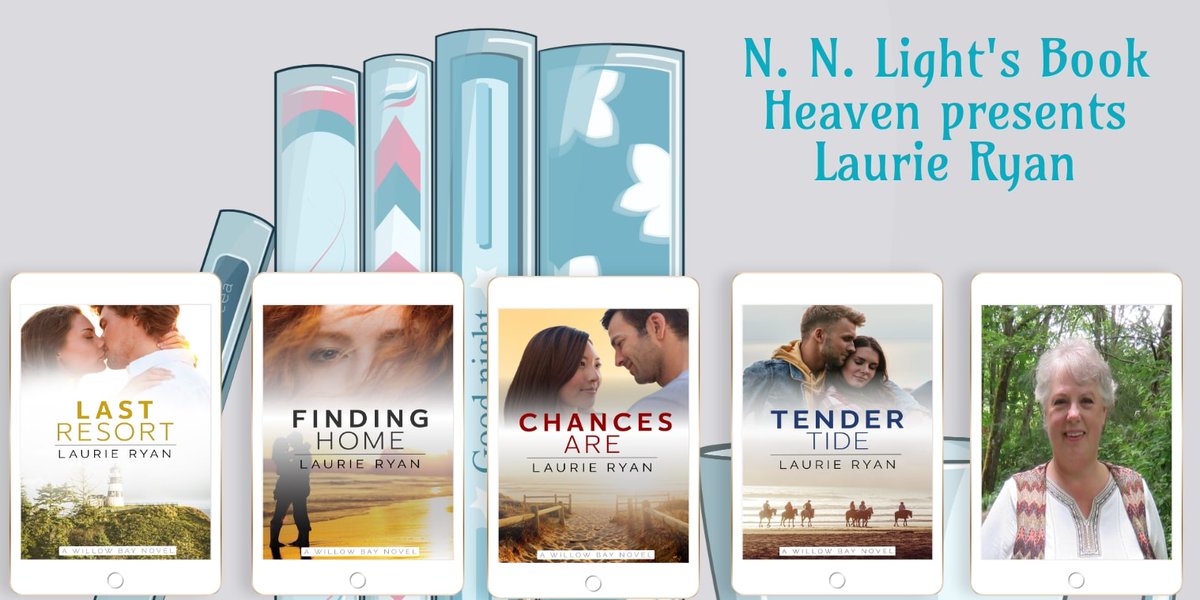 She also scrap books and, when she really needs to disappear, she paints rocks and shells found on the beaches she walks.
N. N. Light's Book Heaven presents Laurie Ryan
nnlightsbookheaven.com/post/laurie-ry…
#authorspotlight #nnlbh #smalltownromance #romance #mustread