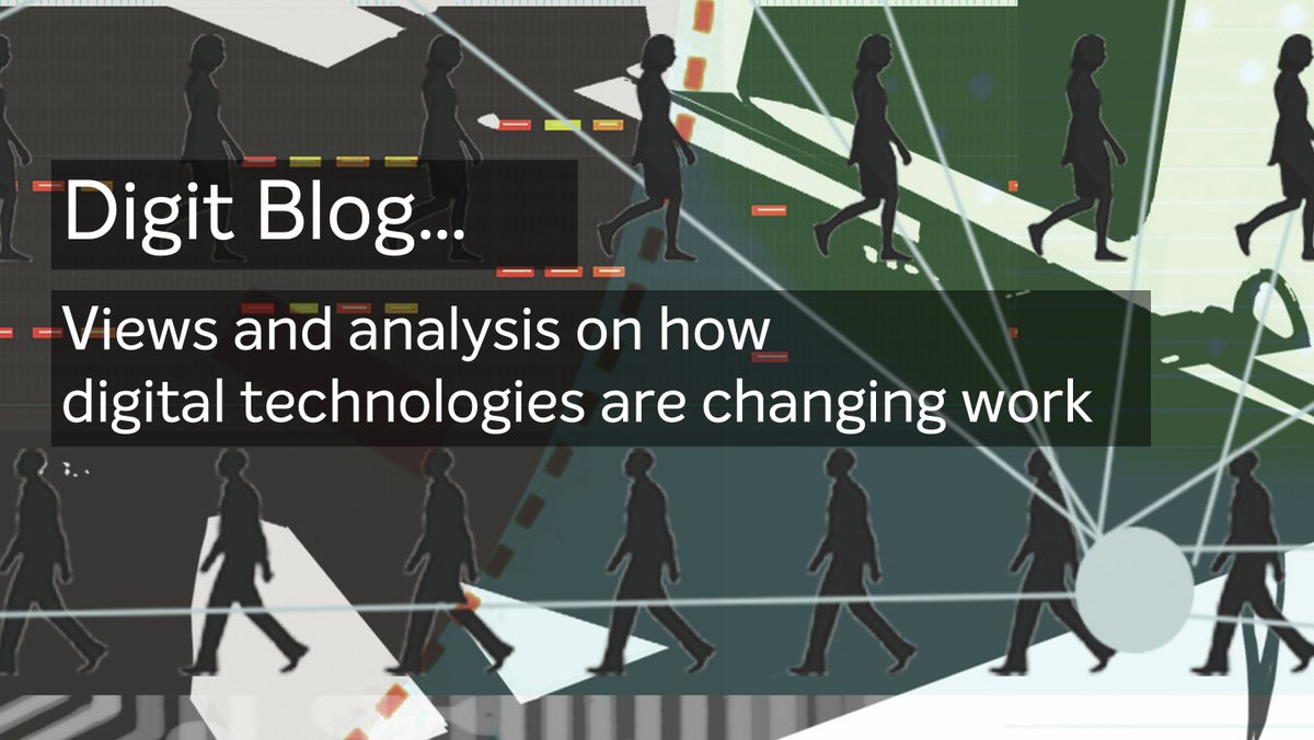 💻The Digit Blog publishes research-based views and analysis from our community of academic researchers on how AI and digital technologies are changing work. You'll find over 50 articles here: digit-research.org/blog/