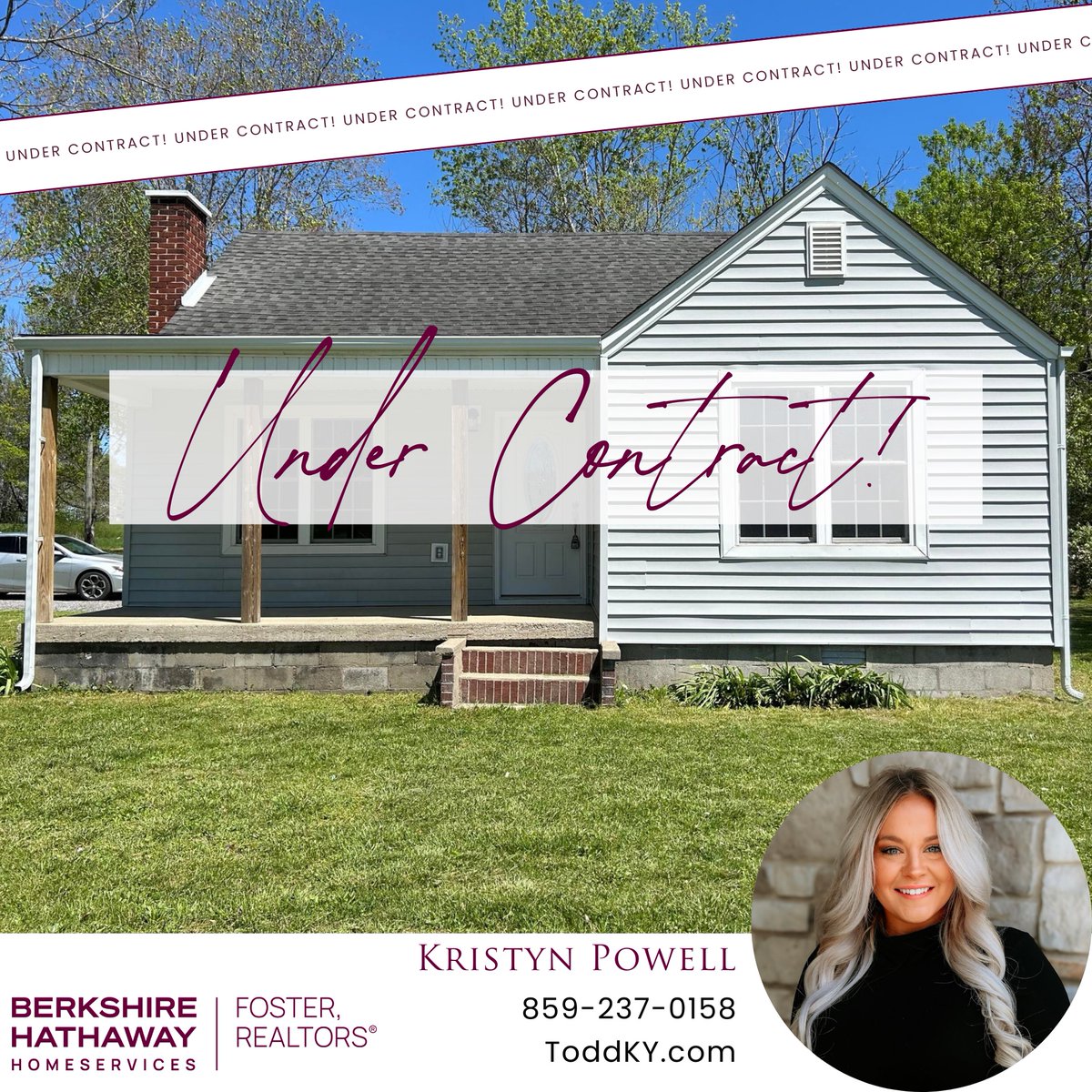 🎉 Congratulations to Kristyn Powell for successfully getting her buyers under contract! 🏡🎊 Way to go, Kristyn! Your dedication and hard work truly shine 🌟

#RealEstateSuccess #UnderContract #BHHSFosterRealtors #ToddAndCompany