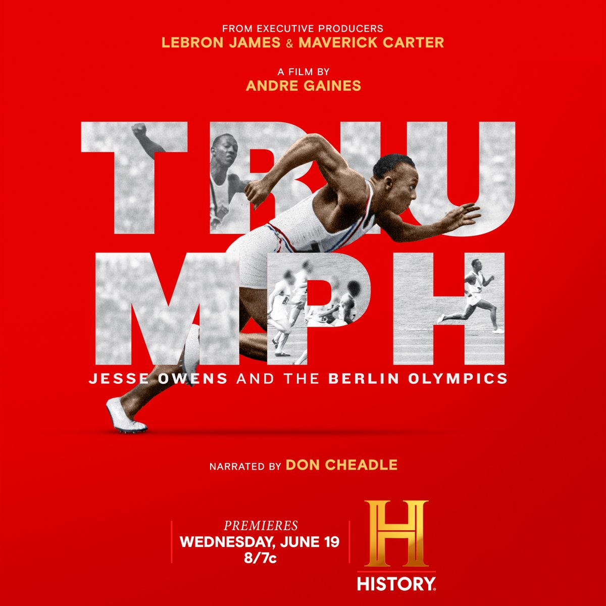 Set during the 1936 Summer Olympics in Berlin, Germany, and just three-years before the start of WWII, African American track and field athlete Jesse Owens took the world stage and launched into international fame by making Olympic history. Triumph: Jesse Owens and the Berlin