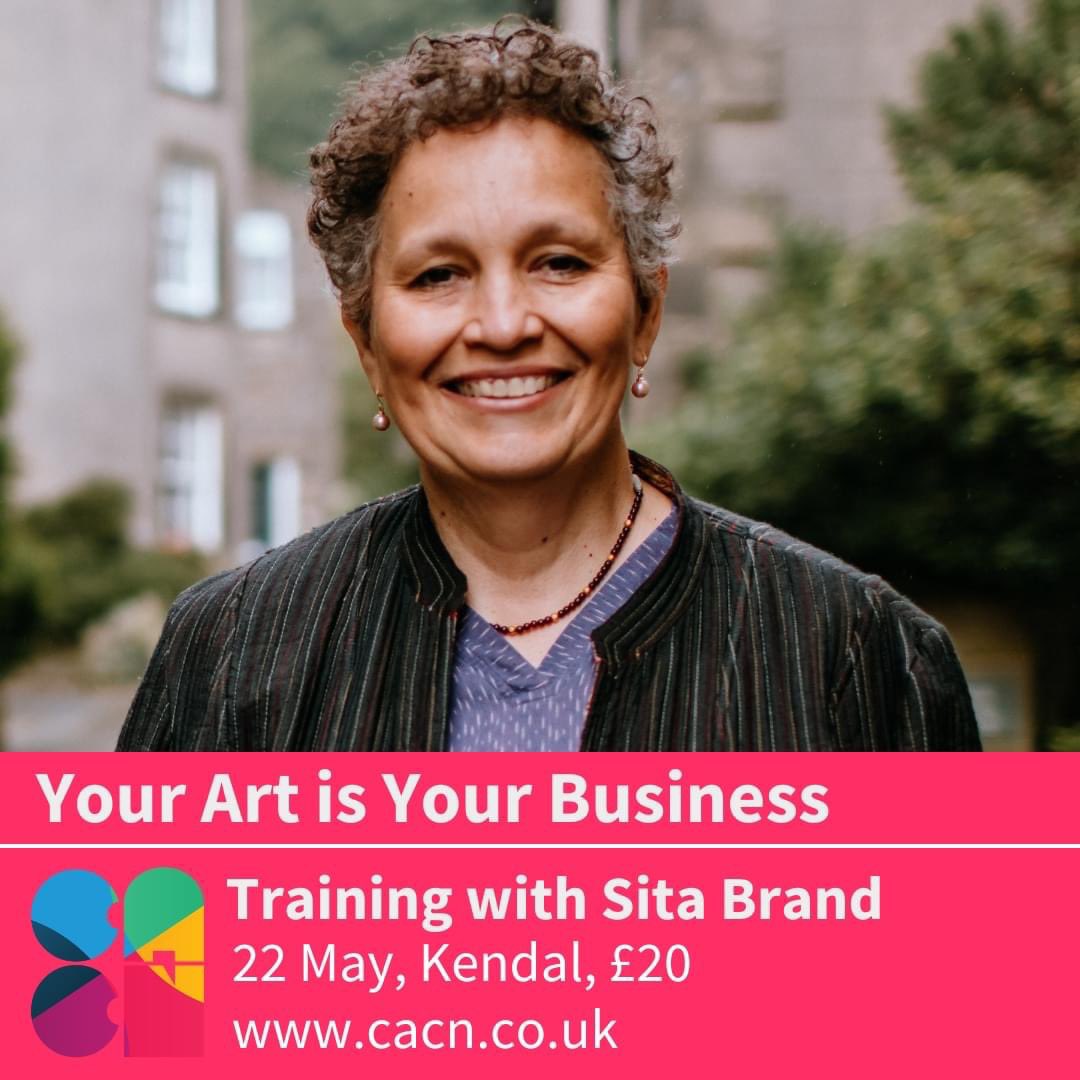 Calling all Cumbria-based Creatives 📢 On 22 May, take part in this brilliant masterclass led by Sita Brand. More info: cacn.co.uk/event/your-art… @arts_cumbria