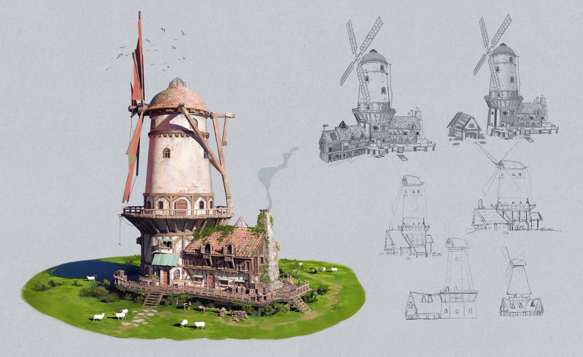 godonnellart's tweet image. Some new portfolio updates. High res over on Artstation
artstation.com/artwork/XgRP3a
#conceptart #visdev #sketchbook