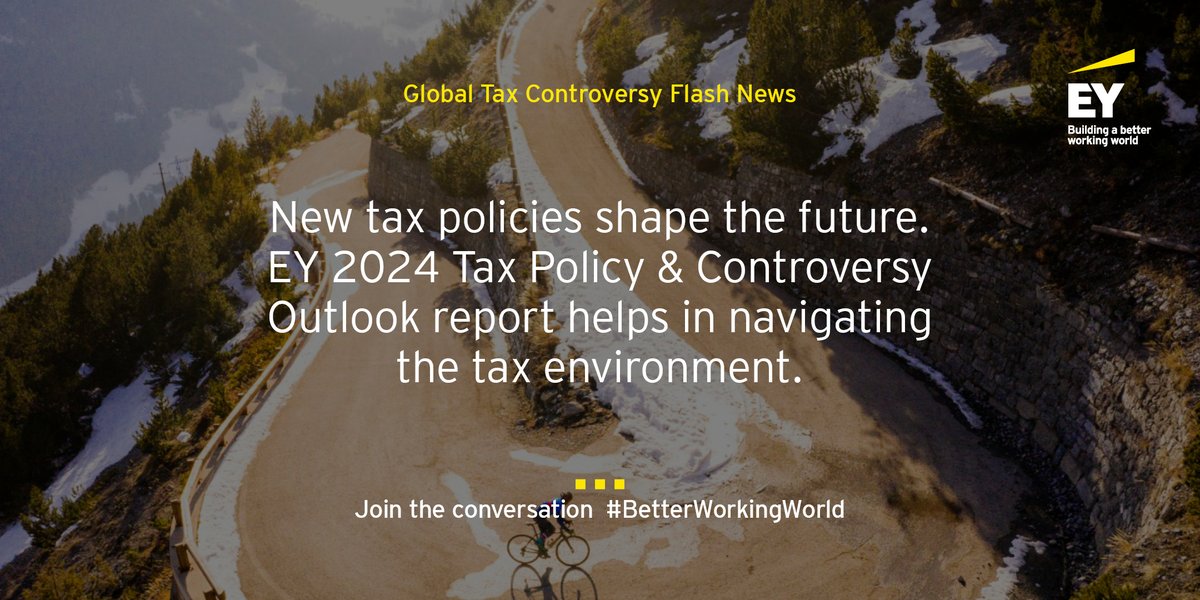 As global tax policy reforms materialize across jurisdictions, businesses are urged to take proactive steps to align with evolving regulations &amp; ensure compliance with BEPS 2.0 Pillar Two rules and requirements. go.ey.com/3UJJSE6 

#FutureofTax