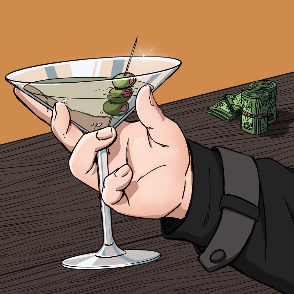 SpeakeasySucks's tweet image. 🍸 Another 5% of the remaining supply has been burned, 134 mintable NFTs left. Link in bio. 🔥

🍸 There is a @visitsugartown Ora raffle in the Discord - Members Only. 🤑

🍸 Speakeasy Art Drop #2 secured. 😏

easy does it.

Happy Tuesday!