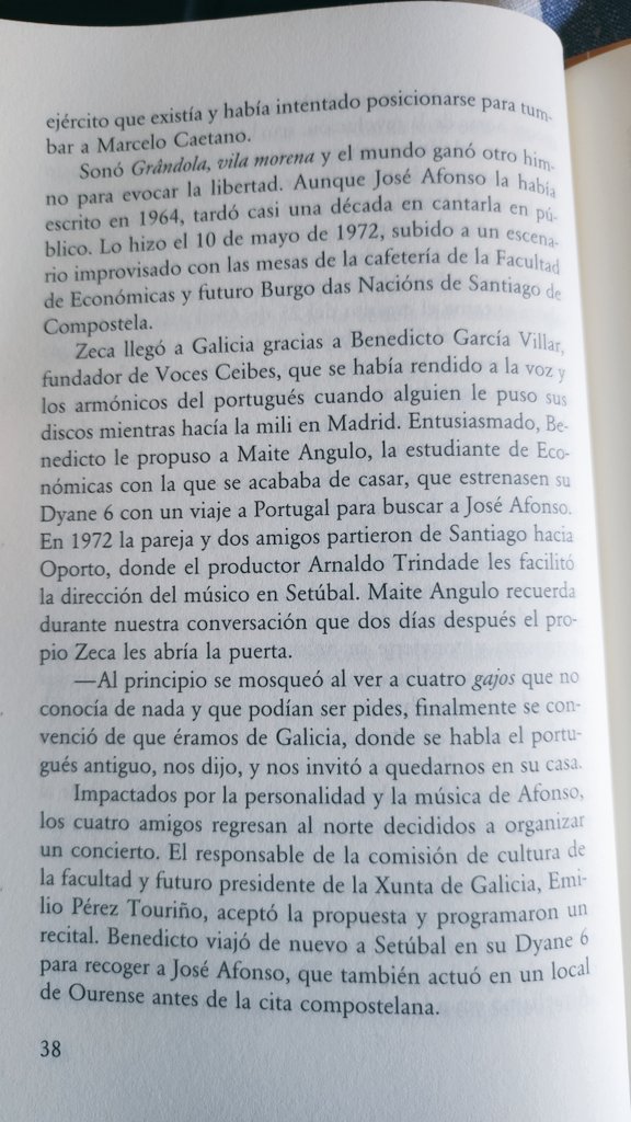 Grândola Vila morena 🇵🇹
'Abril es un país'.
@TusquetsEditor 
@tereixac