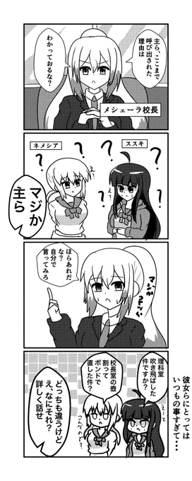 他所の子とオリキャラの漫画 