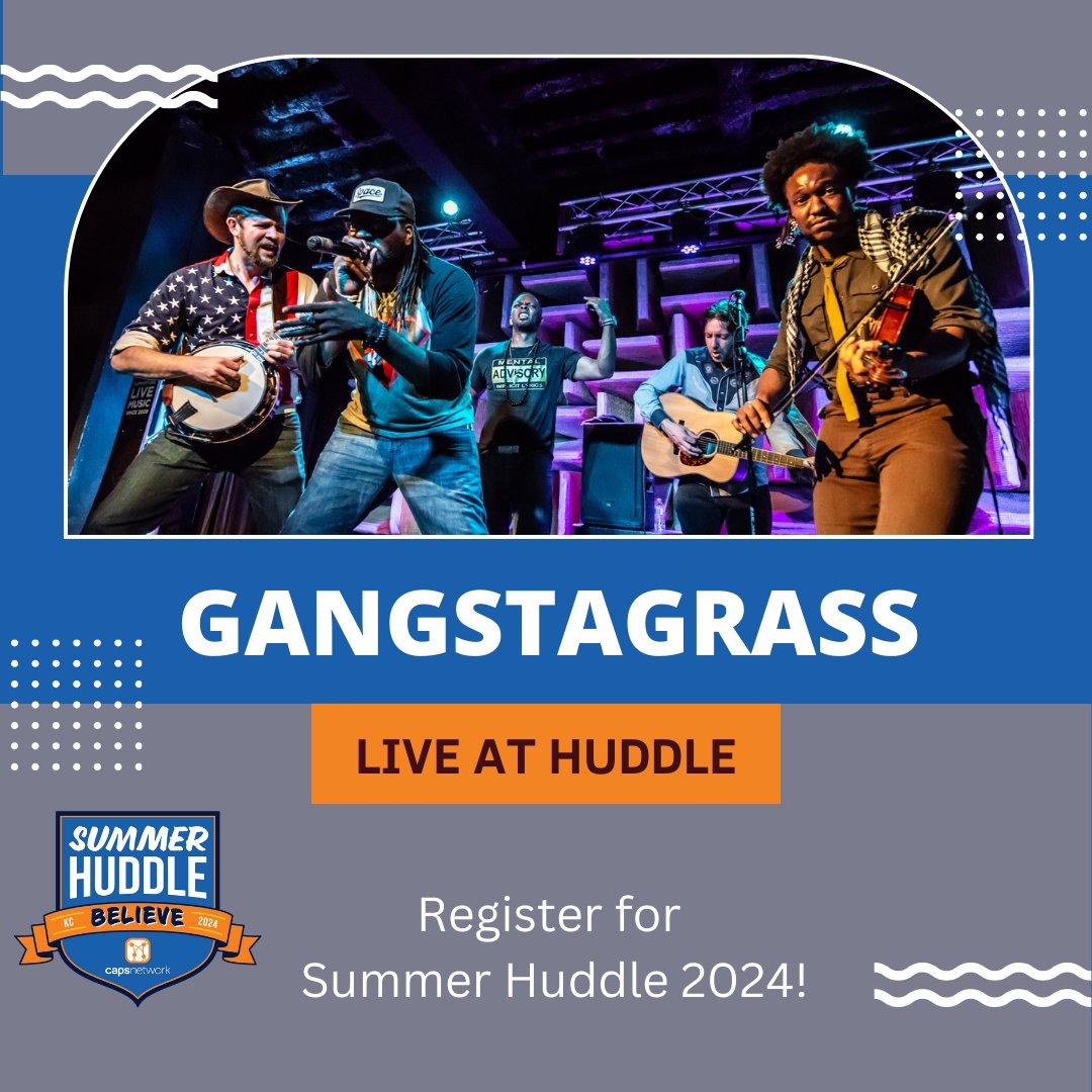 🚨 Breaking @Gangstagrass in Kansas City! This America's Got Talent band was a CAPS Client and is now headlining at Summer Huddle! Register to see Gangstagrass today! #SummerHuddle24 #livemusic loom.ly/BhGxdUA