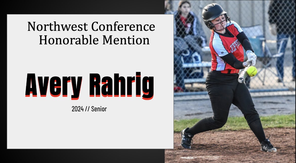 Congratulations to our girls softball team on their NWC honors!
Kyrstin Moore: 2nd team NWC
Carolyn Mueller: 2nd team NWC
Avery Rahrig: Honorable Mention NWC
Micayah Eberle: Honorable Mention NWC