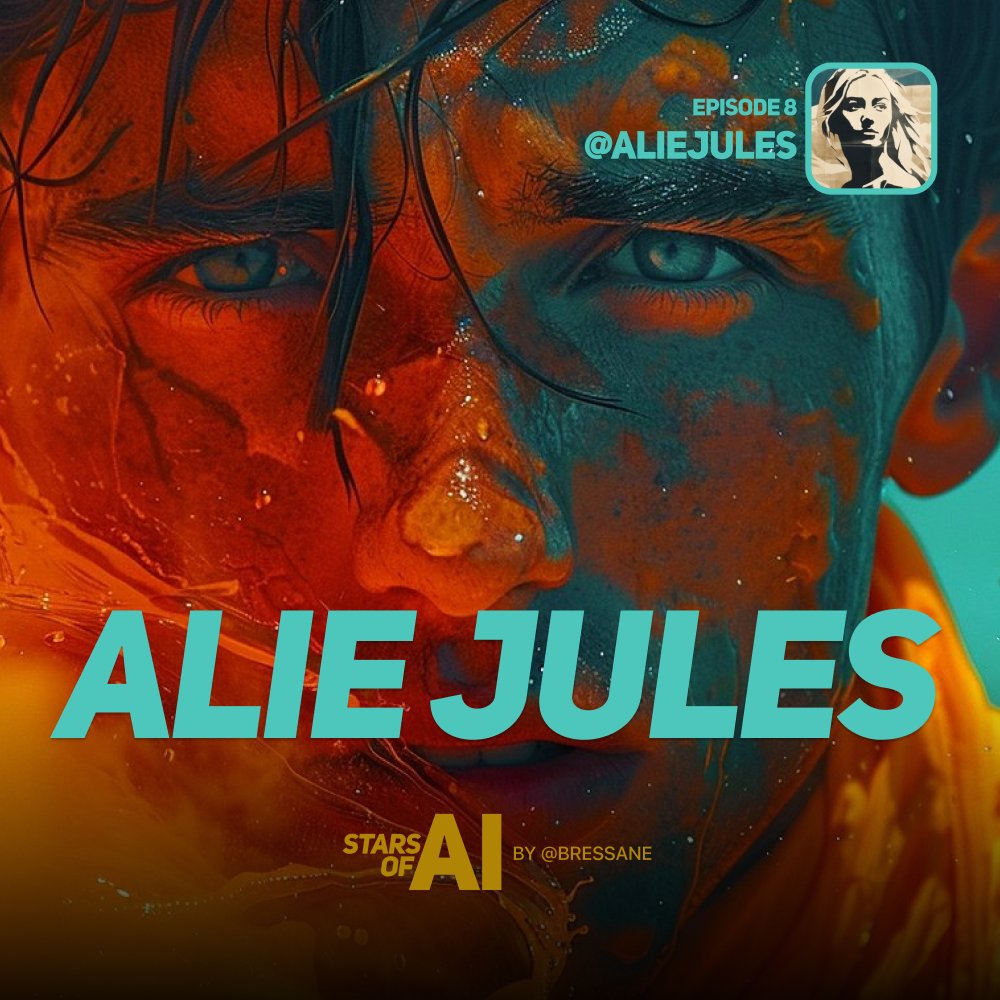 1/ Ladies and gentlemen, boys and girls, it's Tuesday, and you know what that means! It's time for Episode 8 of #StarsofAI. Today, we feature @aliejules, a beloved member of our community and relentless promoter of AI art. Here’s why we love Alie...