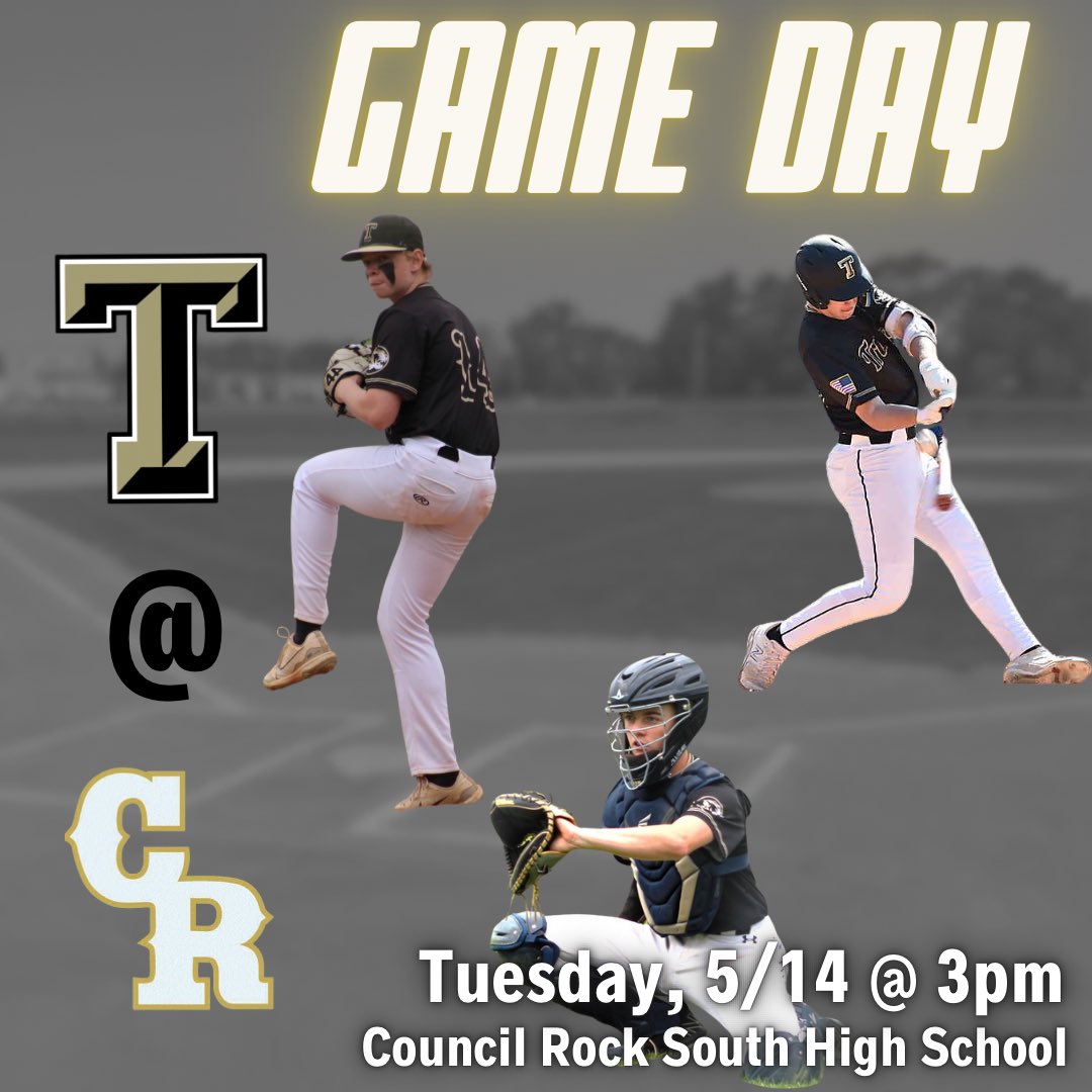 Truman Baseball (@hstbaseball) on Twitter photo The Tigers travel to <a href="/CRSbaseball/">CR South Baseball</a> for an <a href="/SOLsports/">SOLsports</a> Patriot Division Matchup. Start time for the game has been moved up to 3pm!
<a href="/BTSDAthletics/">Truman Athletics</a> <a href="/MrMonaghanHST/">Mr. Monaghan</a> <a href="/BristolTwpSD/">Bristol Township School District</a> <a href="/HSTstudentsec/">HST Student Section</a> <a href="/TrumanTigerBTSD/">TrumanTiger Pride</a> The Tigers travel to <a href="/CRSbaseball/">CR South Baseball</a> for an <a href="/SOLsports/">SOLsports</a> Patriot Division Matchup. Start time for the game has been moved up to 3pm!
<a href="/BTSDAthletics/">Truman Athletics</a> <a href="/MrMonaghanHST/">Mr. Monaghan</a> <a href="/BristolTwpSD/">Bristol Township School District</a> <a href="/HSTstudentsec/">HST Student Section</a> <a href="/TrumanTigerBTSD/">TrumanTiger Pride</a>