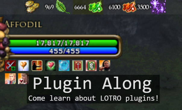 Want to learn how to make a LOTRO Plugin? Come watch ‘Plugin Along’ with B4 on the LOTRO Twitch Stream (Twitch.tv/LOTROstream) at 2pm Eastern (-4 UTC)! Today he’ll continue with currencies in TitanBar. #LOTROfamily #LOTRO @LOTRO