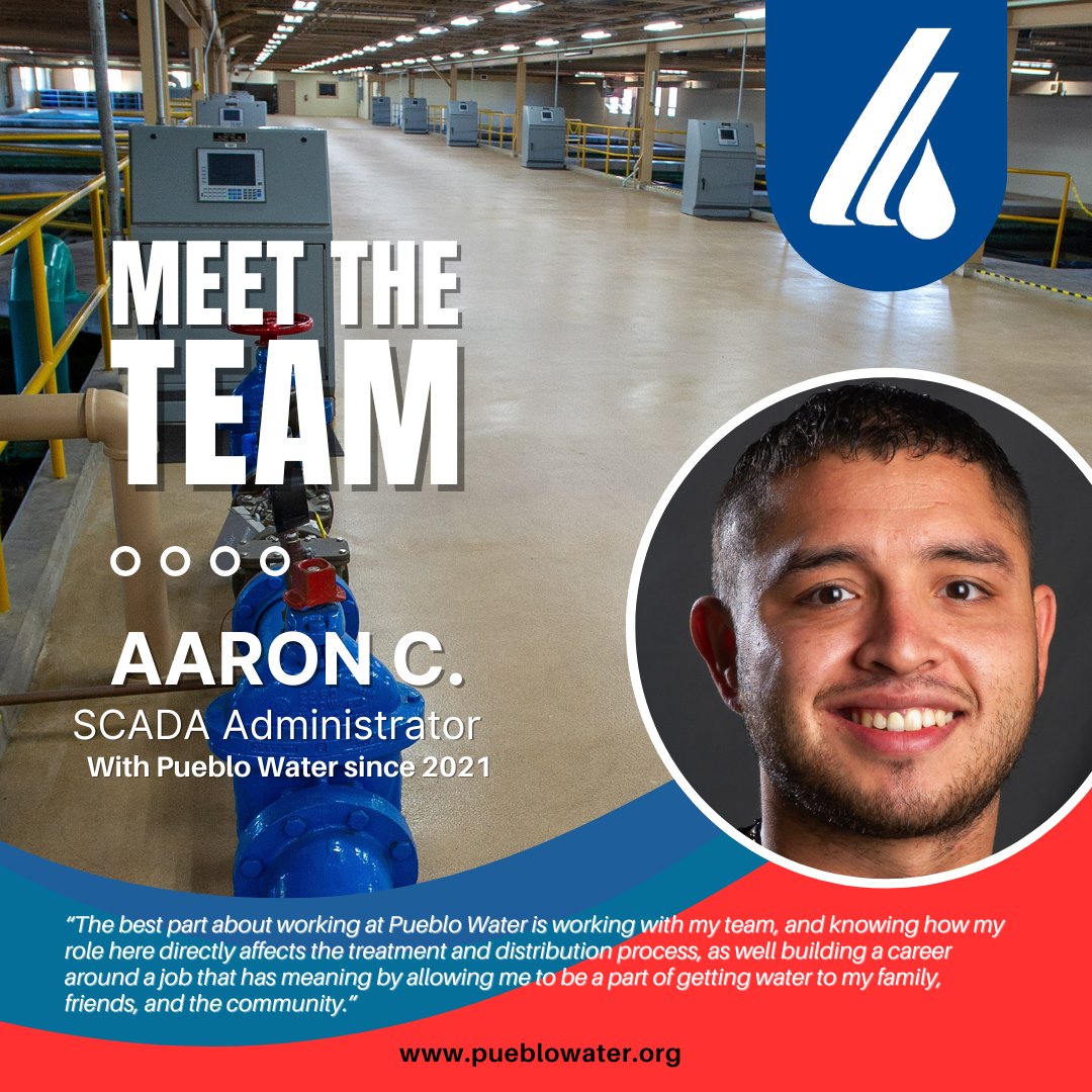 #MeetTheTeam 💦

A weekly series highlighting our employees and what they love about working at Pueblo Water!