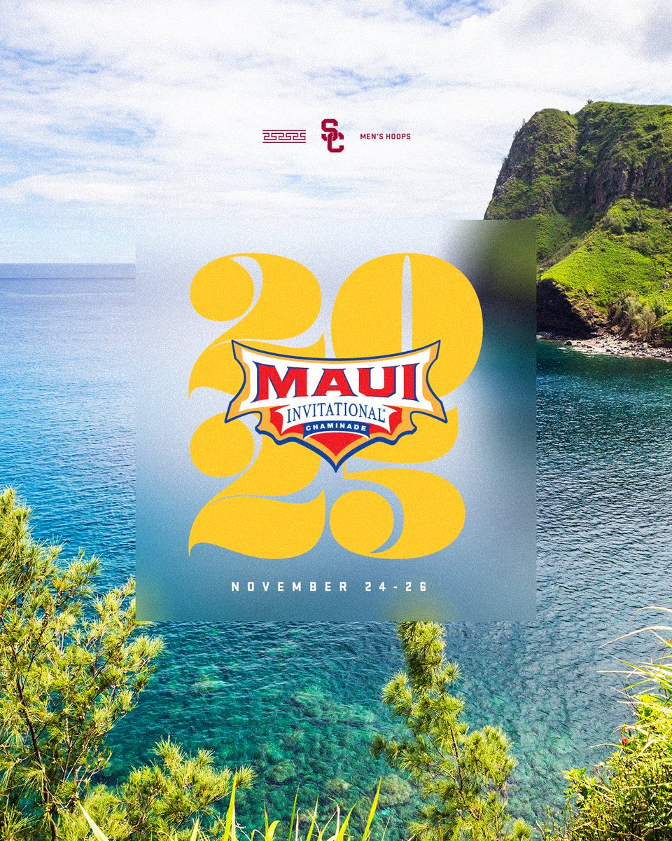 Headed to Maui in 2025! 🌺 The @MauiInv will also include Baylor, NC State, Oregon, Seton Hall, Texas, UNLV and Chaminade.
