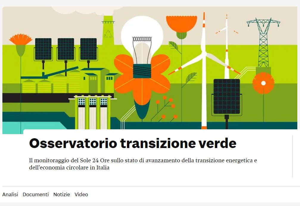 Non poteva esserci momento migliore per dar vita all’Osservatorio della transizione verde del @sole24ore Appena lo scorso 30 aprile al G7 l’Italia si è impegnata a triplicare le rinnovabili al 2030 Il mio commento nell’articolo di lancio dell’Osservatorio tinyurl.com/askuy6tm