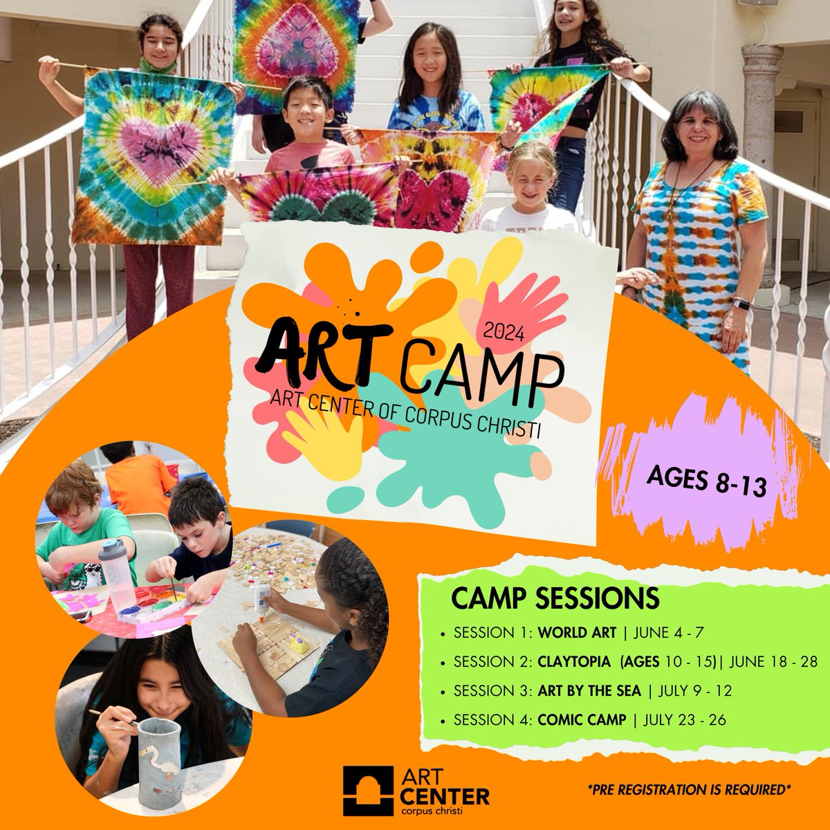 The Art Center is thrilled to announce its much-anticipated lineup of Summer Camps for 2024. These camps promise an unforgettable art-experience for children of all ages. 

INFO: buff.ly/44JRX0s 

#ccevents #summercamps #corpuschristi #artcamp
@artcentercc