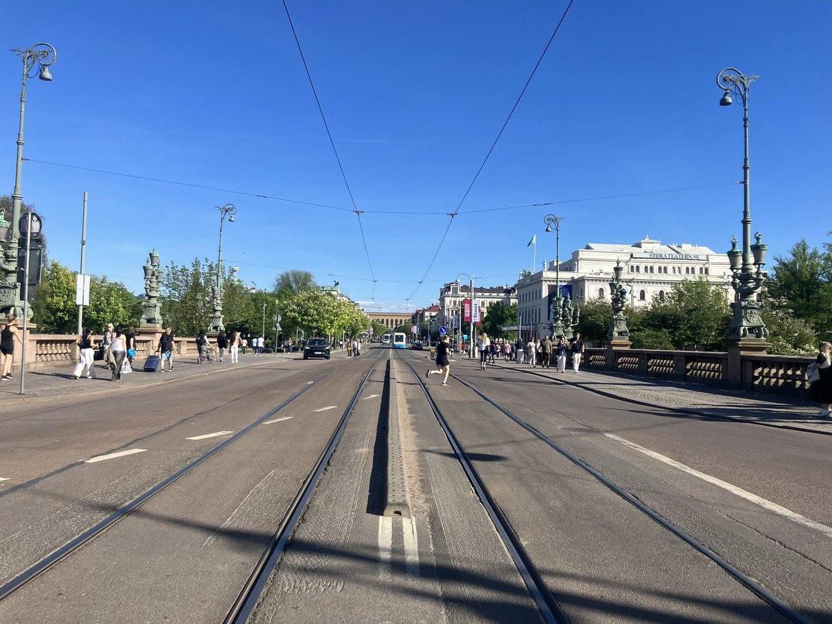 It’s a sunny day in Göteborg.