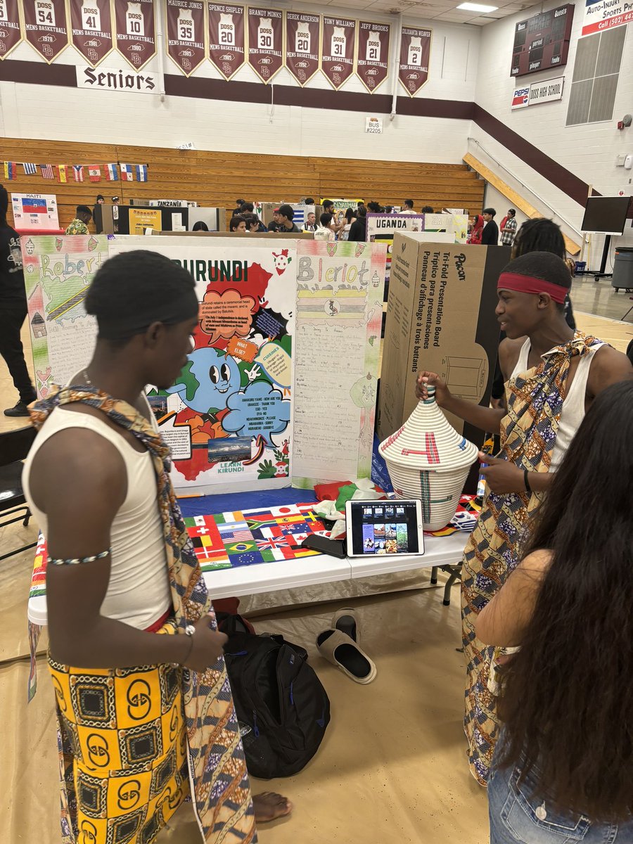 International Festival at Doss HS! What a great was to celebrate our students, their home countries, and diversity we love here in Dragon Nation!