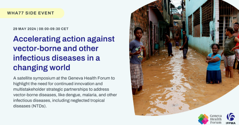 IFPMA's tweet photo. IFPMA will host &amp; support 5 #WHA77 side events on various topics, from vector-borne disease to innovation for #GlobalHealth progress, as well as adult immunization, CVD &amp; obesity, and #AMR.  

Join us: https://t.co/IesWI2jn7o
