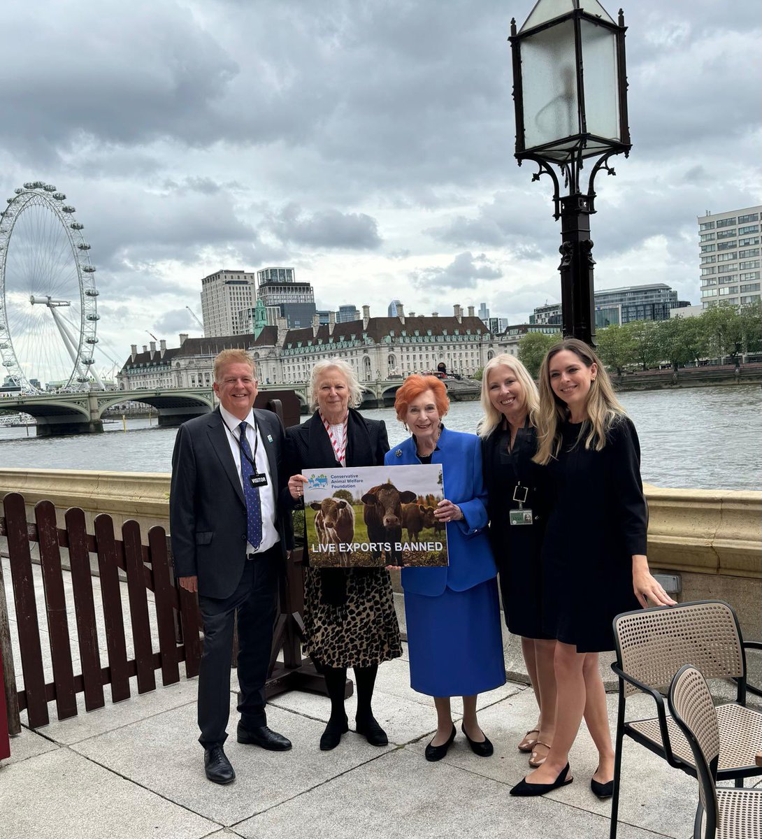 Conservative Animal Welfare Foundation (@conservativeawf) on Twitter photo A huge thank you to <a href="/HodgsonFiona/">fiona hodgson</a> and Baroness Fookes for all their work to end live exports for years! The Animal Welfare( Livestock Exports) Bill has completed its passage in Parliament to ban exports of live cattle, sheep, pigs, goats and horses for slaughter and fattening! A huge thank you to <a href="/HodgsonFiona/">fiona hodgson</a> and Baroness Fookes for all their work to end live exports for years! The Animal Welfare( Livestock Exports) Bill has completed its passage in Parliament to ban exports of live cattle, sheep, pigs, goats and horses for slaughter and fattening!