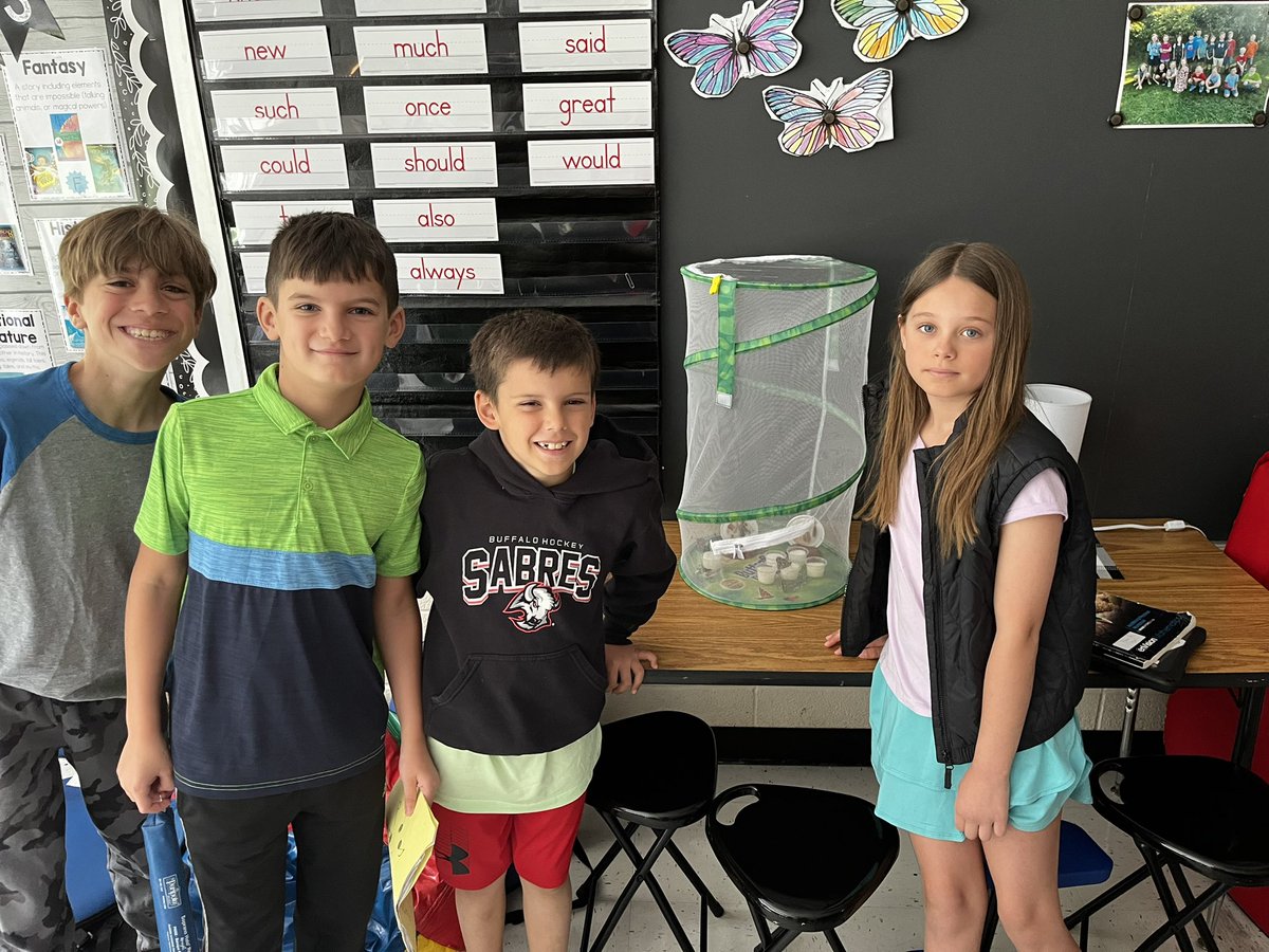 Third graders exploring butterflies 🦋 #ClarenceProud
