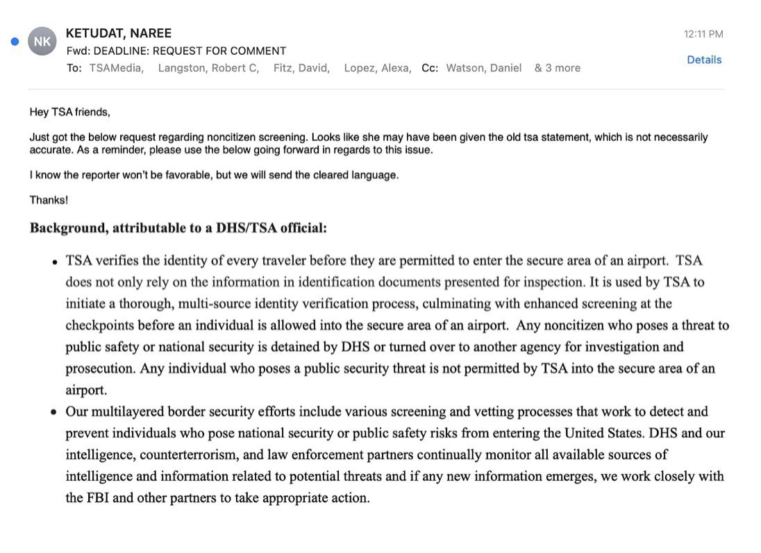 Here’s the email from DHS.

READ: