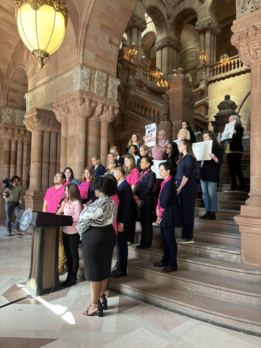 @LizKrueger @PamelaHunter128 @CATWIntl @SFFNY @WeAre_PACT @Monas_House @NOW_NYC @lynns_warriors @WorldWEUS @LiuNewYork “#STSJEA will ensure the human rights of New Yorkers to be protected from #exploitation.” -@soniaossorio was the last speaker at this morning’s conference