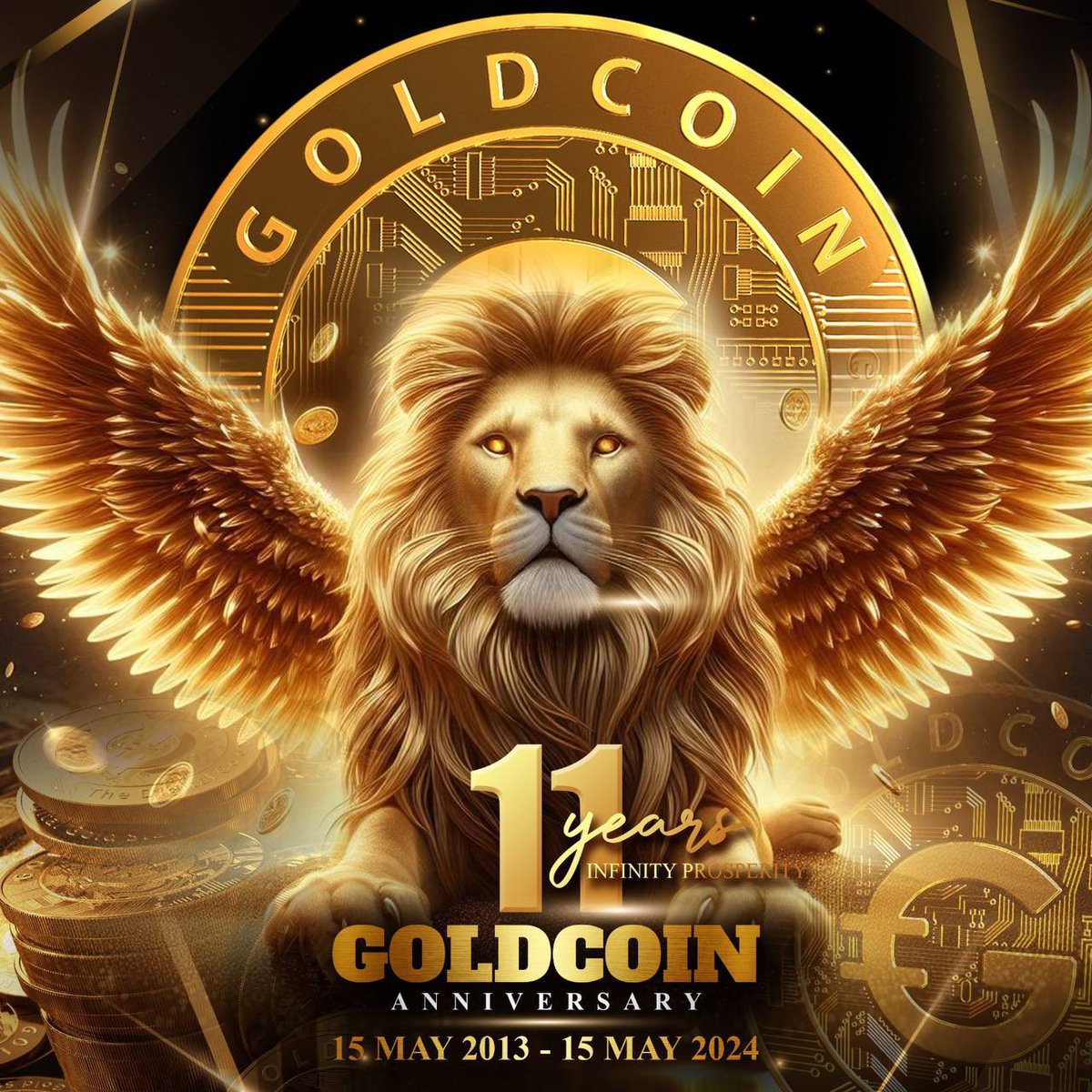 Happy 11th Anniversary for Goldcoin (GLC) as our Holding Crypto and Blockchain Development Group