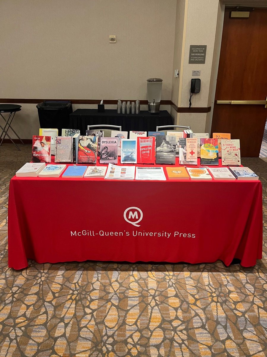 Spot any of your favourite MQUP titles? Our senior editor Kyla was at #AAHM2024 in Kansas City this past weekend!