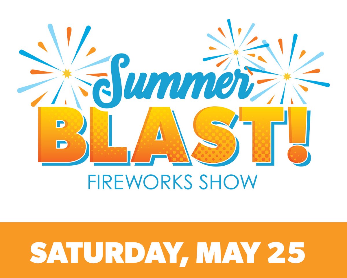 🎇 Celebrate the unofficial start of summer with a fireworks spectacular. #Carowinds' Summer BLAST! Fireworks Show will take place during #MemorialDay weekend on Saturday, May 25, at 9:30 PM. Details: bit.ly/3Wx7SwY
