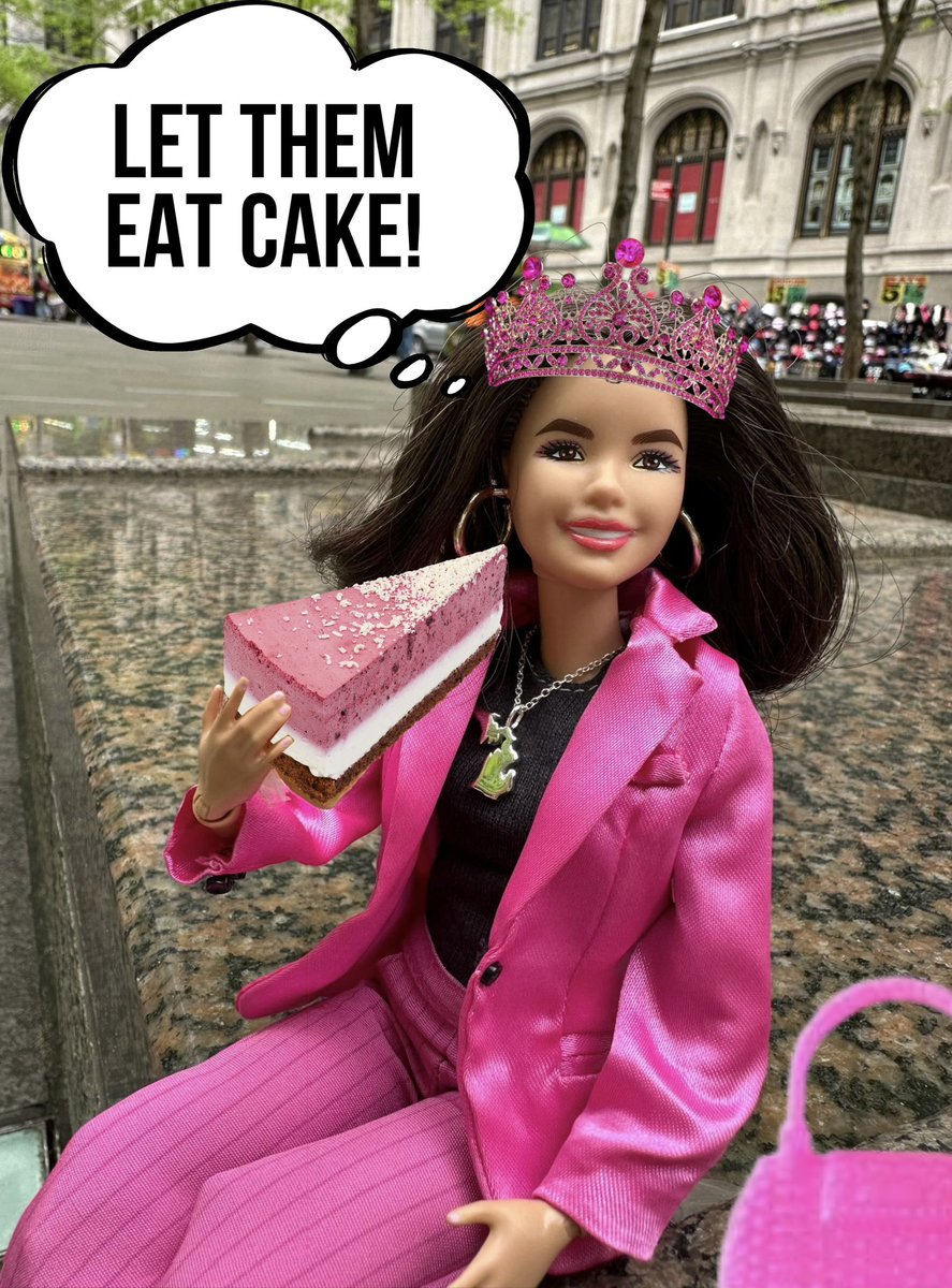 Governor Whitmer took away our tax cut and now the Michigan Senate dems want to add $1B in corporate welfare to the already bloated budget. Michiganders need a Bidenflation break, but the Lansing lefties seem to think we can all afford to eat cake. #LetThemEatCakeBarbie