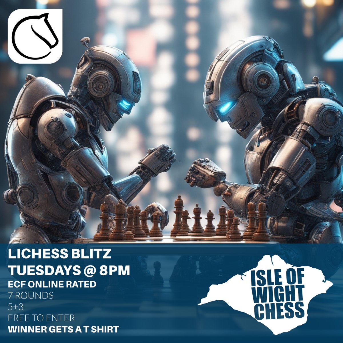 iowchesssite's tweet image. See you at 8pm!
#blitzchess #blitz #chess