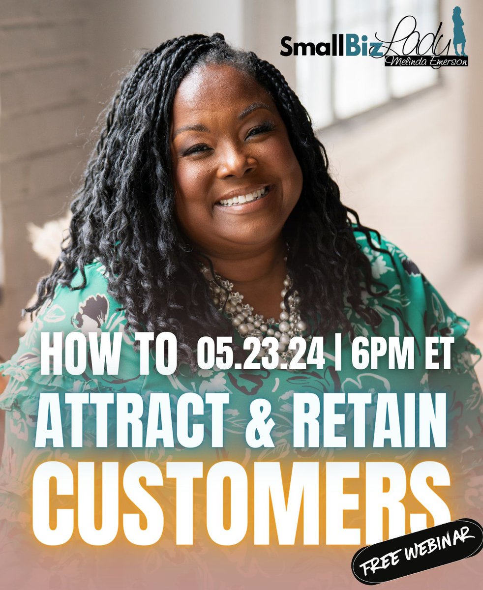 Discover the secrets to attracting and retaining customers with proven strategies and expert insights. Whether you're just starting out or looking to boost your business, this webinar is your ticket to sustainable growth and success! 👉 buff.ly/4aZku3U #customerretention