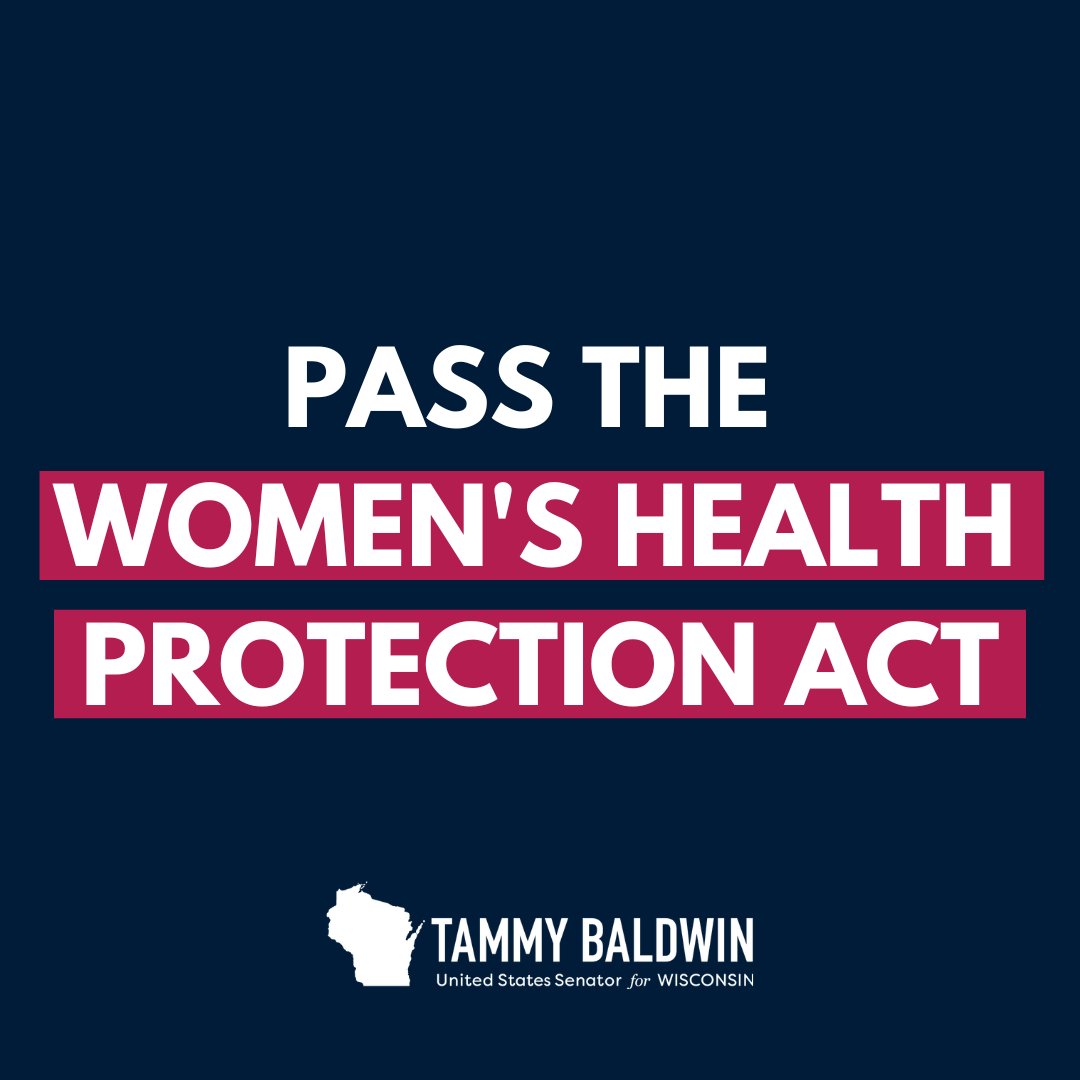 #NationalWomensHealthWeek is a grim reminder that women’s freedom to get the health care they need is under attack. Every woman should have access to comprehensive health care — including abortion. My bill will do just that & ensure women can control their health care & futures.