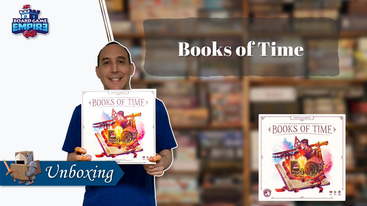 Books of Time Unboxing youtube.com/watch?v=3nFAYo… @BoardAndDice #boardgameempire #Unboxing #TopGames #BoardGames #BooksofTime #BoardandDice #BGG #boardgamenight #boardgamenights #boardgameaddict #boardgamegeeks #boardgameday #boardgamecommunity #gamenight #tabletopgame