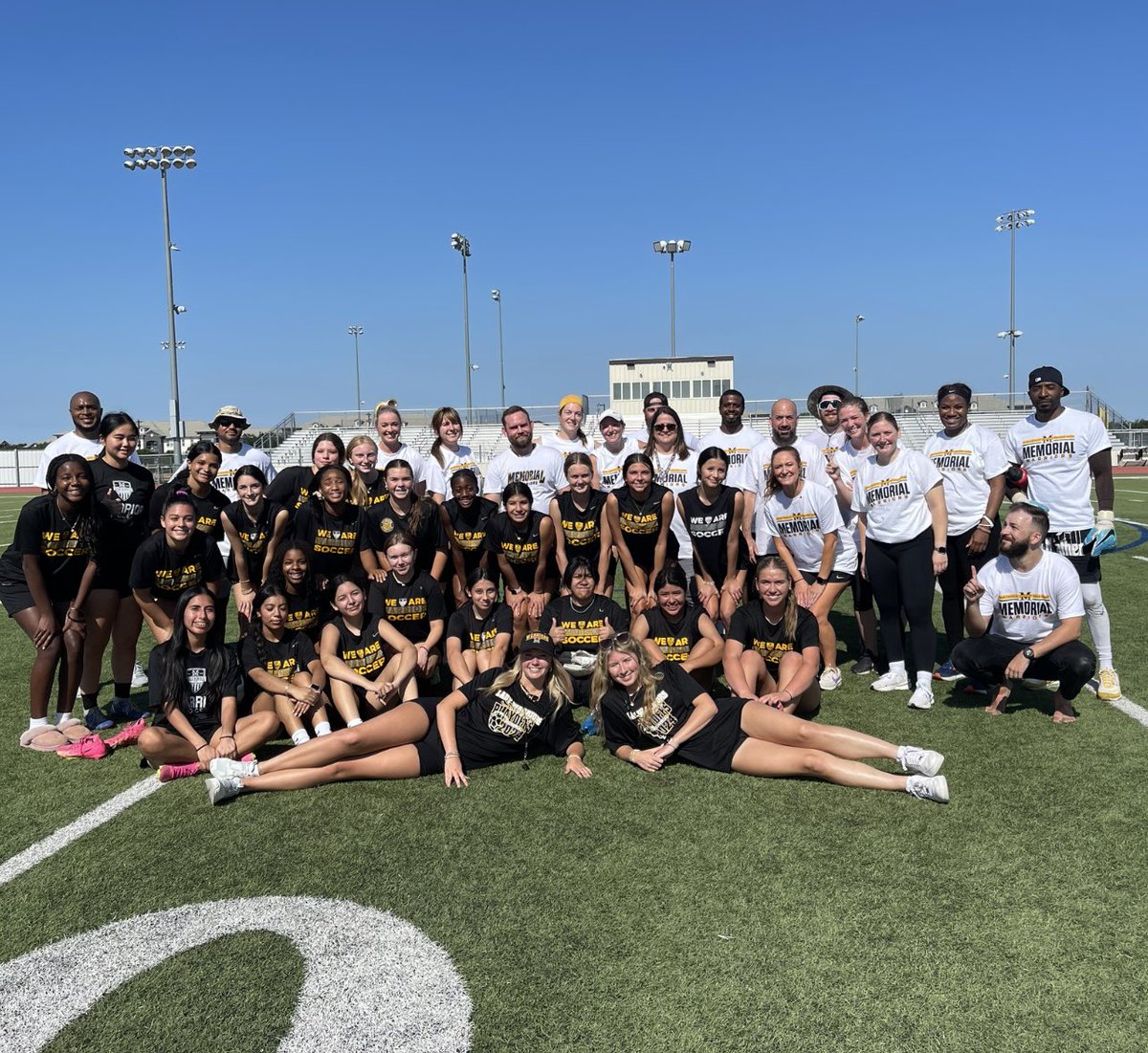 A beautiful day to have our 23-24 Annual Faculty Soccer Game! The Lady Warriors redeemed themselves from last year with a 3-2 win over staff. Thank you to the staff members who came out to support and the ones who put in a little sweat today💛🖤💛🖤