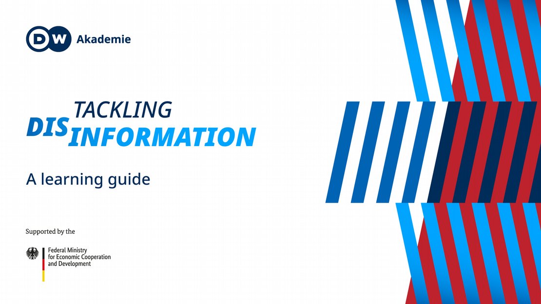 Our new #tacklingdisinformation learning guide, for those working in the field or directly affected by #disinformation, offers insights for media development, rethinking approaches to disinformation, practical solutions and expert advice. akademie.dw.com/en/tackling-di…