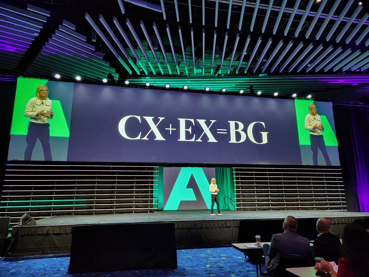 At Avaya, we see this entire process as a simple formula: Customer Experience, plus Employee Experience equals Business Growth. CX + EX = BG.' - ML Maco #AvayaENGAGE #CX #ExperiencesThatMatter