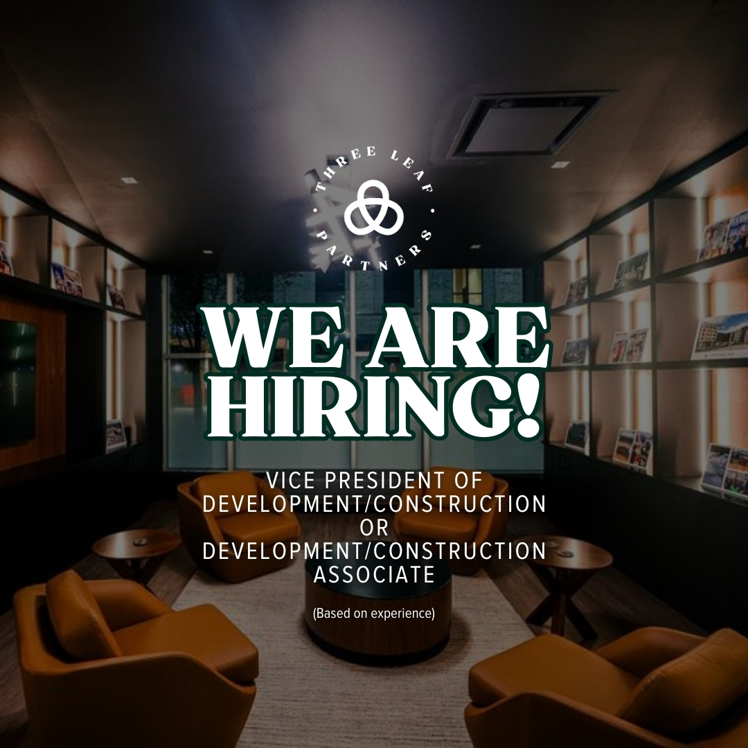 Join our team! 👷‍♀️👷‍♂️ We are hiring a VP or Associate of Development/Construction (based on experience). Apply today: linkedin.com/jobs/view/3925…