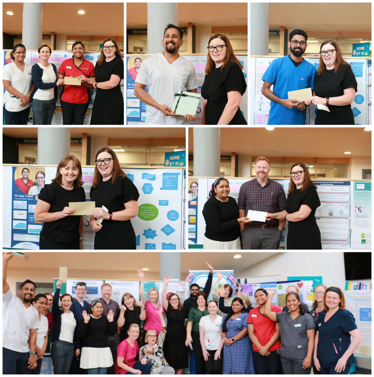 Thank you to all 42 poster submissions highlighting valuable nurse lead initiatives in #GUH. Congratulations to the five winners. Well done all!