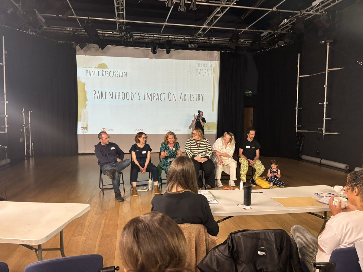 thedancemama's tweet photo. A wonderful day at #thecreativeparent symposium created by #Alicemarshall at @dedaderby. A privilege to have the opportunity to publicly reflect on developments for parents in the arts across the 10-year journey of #DanceMama so far. 

So many inspiring colleagues… https://t.co/XoAAT5HtRn