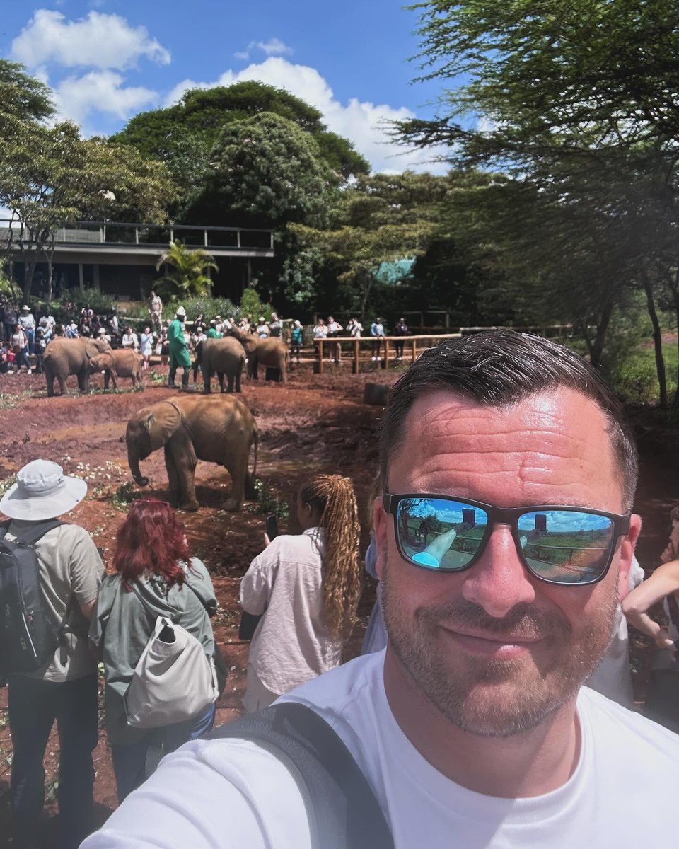 Great way to finish off the trip with a visit to the Sheldrick Elephant & Rhino Orphanage. 🐘🦏🇰🇪
