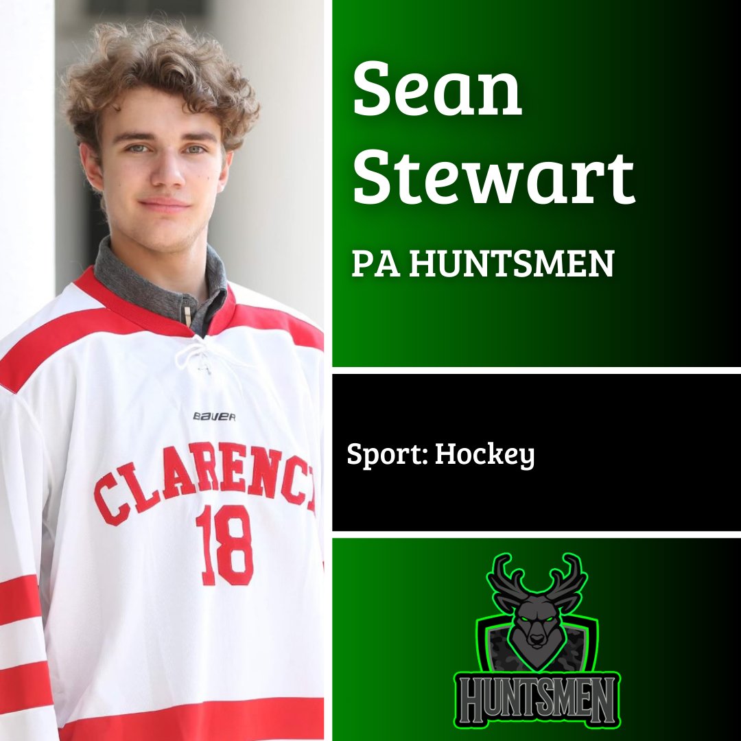 Congratulations to @CHS_Devils’ Sean Stewart on his commitment to @PAHuntsmen! #ClarenceProud @ClarStuCo @ClarenceCsd